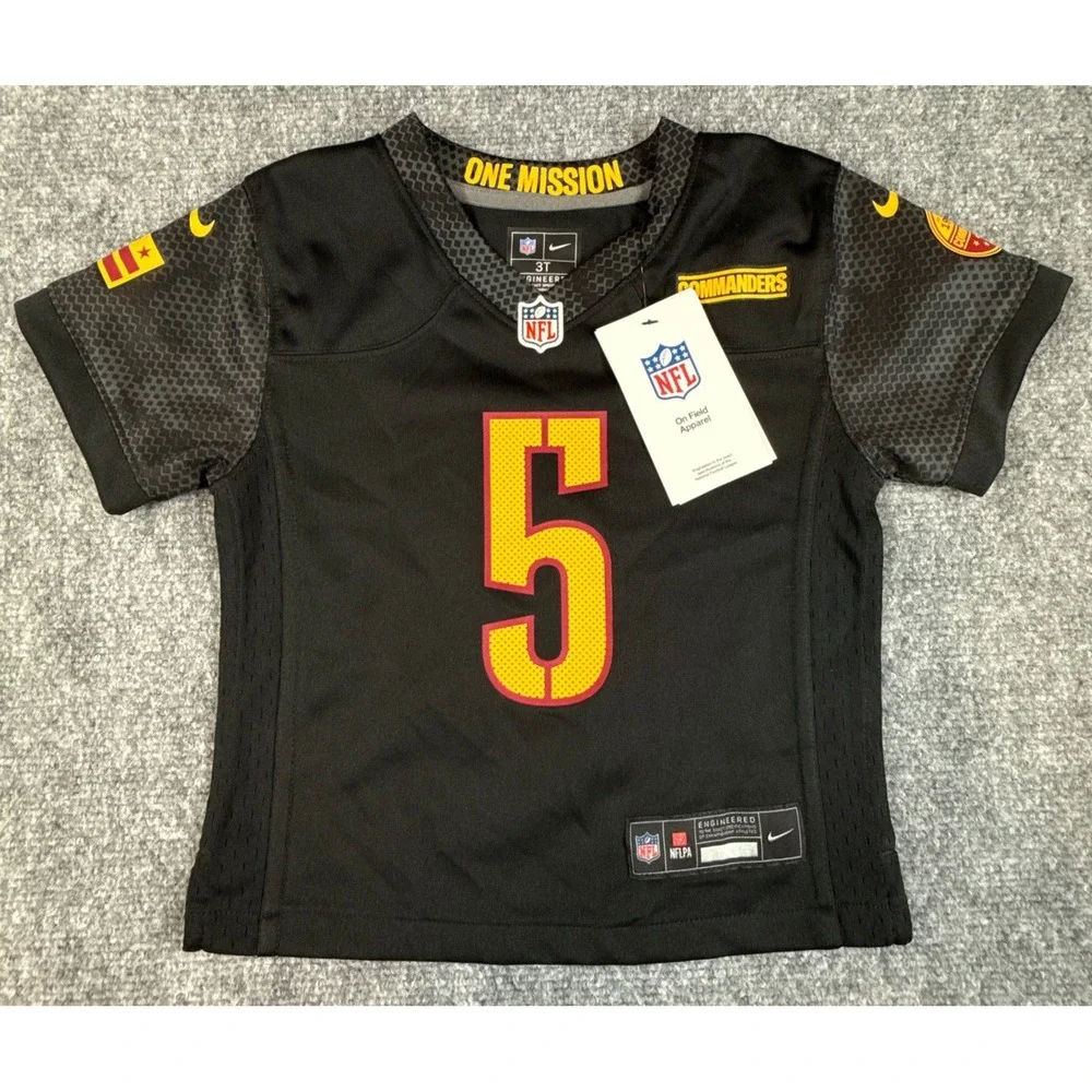 Nike Washington Commanders Jayden Daniels #5 Toddler 3T NFL Game Jersey NWT
